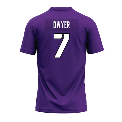 TCU - NCAA Football : Jordan Dwyer - Purple Premium Football Jersey-1
