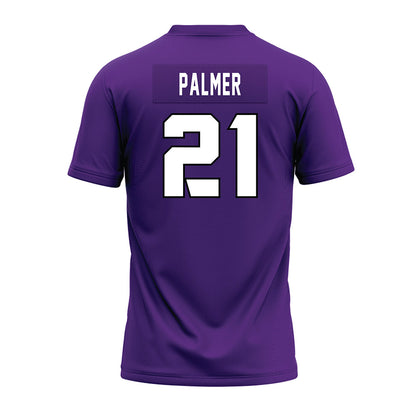 TCU - NCAA Football : Nate Palmer - Purple Premium Football Jersey-1