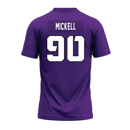 TCU - NCAA Football : Kelten Mickell - Purple Premium Football Jersey-1