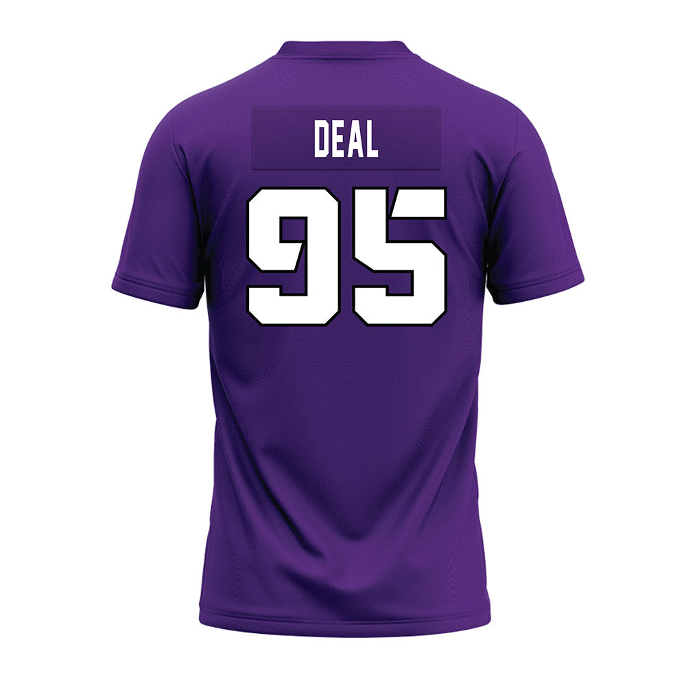 TCU - NCAA Football : Markis Deal - Purple Premium Football Jersey-1