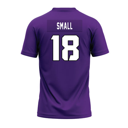 TCU - NCAA Football : Ed Small - Purple Premium Football Jersey-1