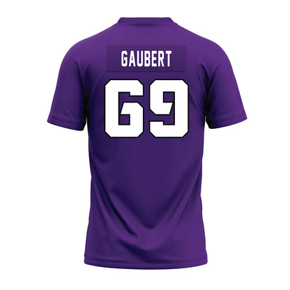TCU - NCAA Football : Gannon Gaubert - Purple Premium Football Jersey-1