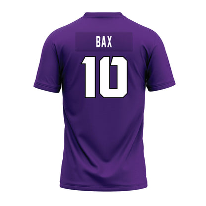 TCU - NCAA Football : Jonathan Bax - Purple Premium Football Jersey-1