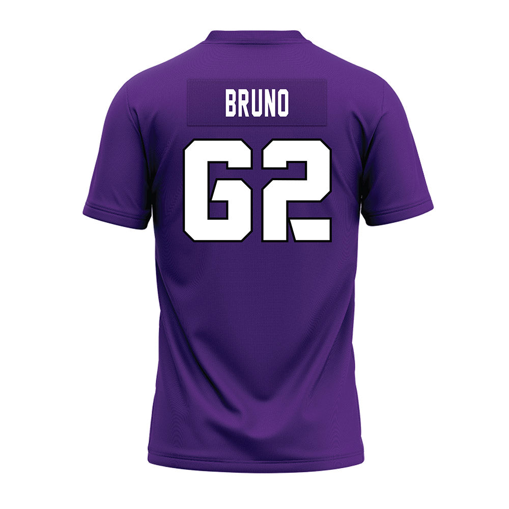 TCU - NCAA Football : Carson Bruno - Purple Premium Football Jersey-1