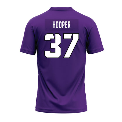 TCU - NCAA Football : Hudson Hooper - Purple Premium Football Jersey-1
