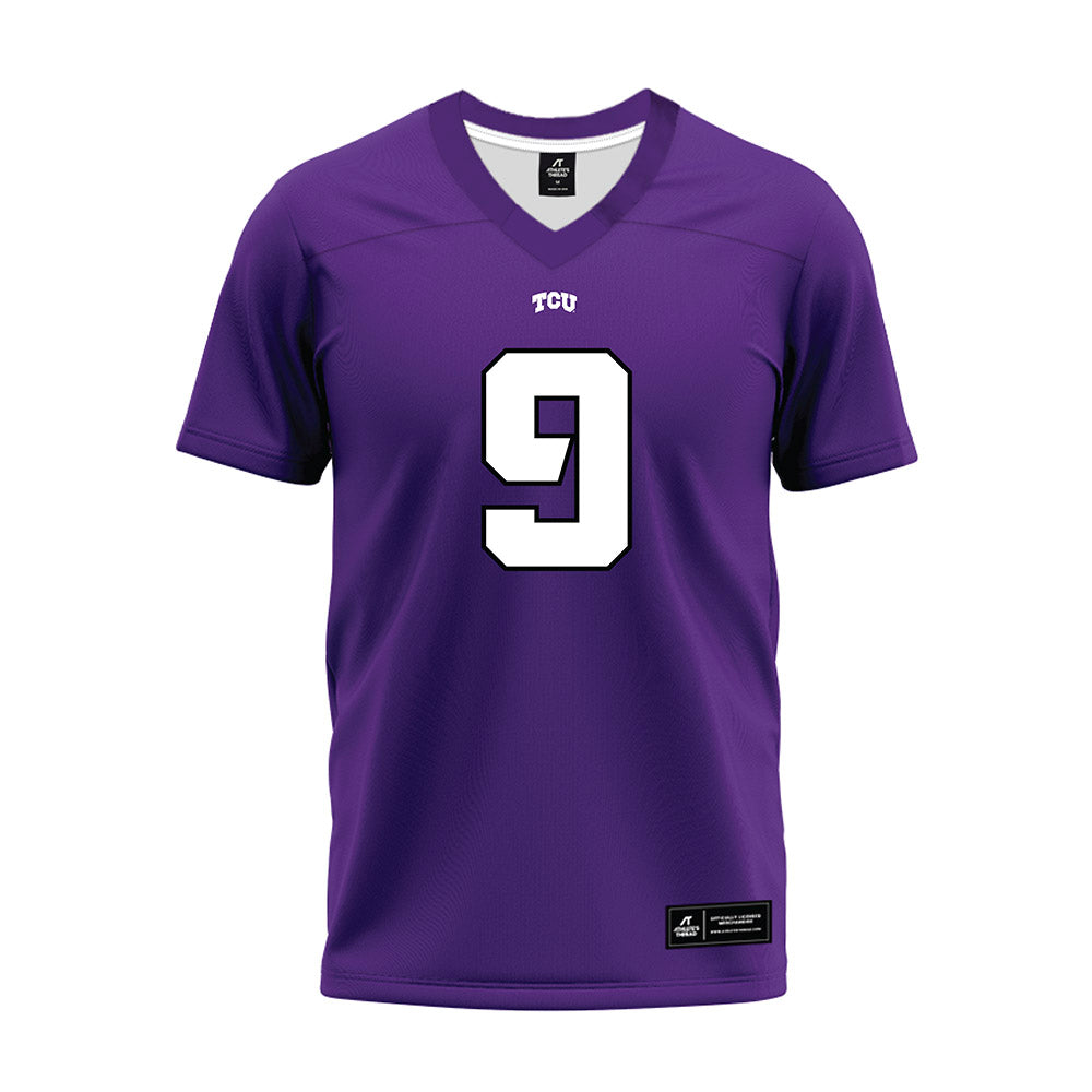TCU - NCAA Football : Ken Seals - Purple Premium Football Jersey-0