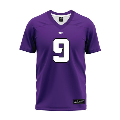 TCU - NCAA Football : Ken Seals - Purple Premium Football Jersey-0