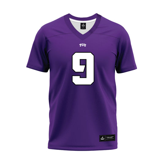 TCU - NCAA Football : Ken Seals - Purple Premium Football Jersey-0