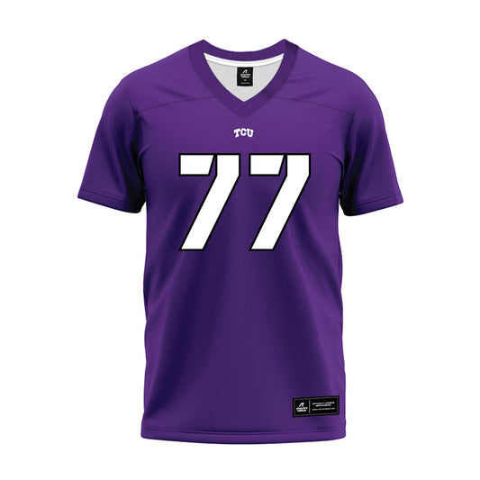 TCU - NCAA Football : Cooper Powers - Purple Premium Football Jersey-0