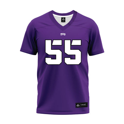 TCU - NCAA Football : Lawson Watkins - Purple Premium Football Jersey-0