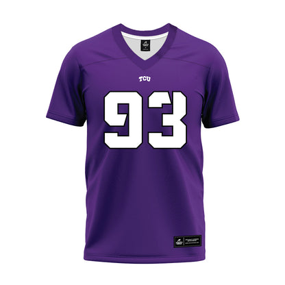 TCU - NCAA Football : William Whatley - Purple Premium Football Jersey-0