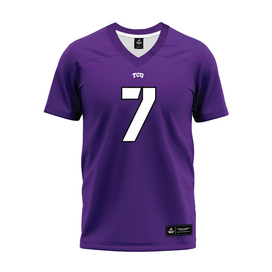 TCU - NCAA Football : Jordan Dwyer - Purple Premium Football Jersey-0