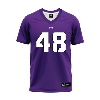 TCU - NCAA Football : Anders Corn - Purple Premium Football Jersey-0