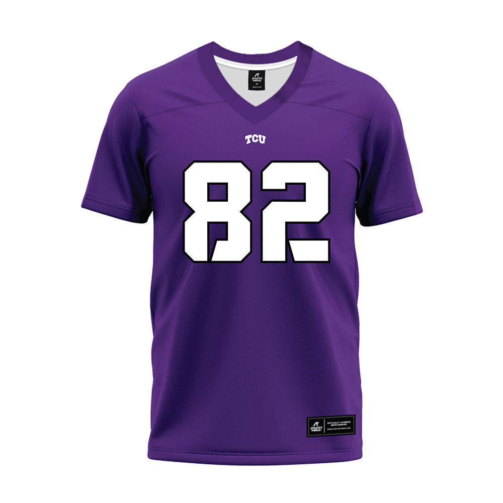 TCU - NCAA Football : Dozie Ezukanma - Purple Premium Football Jersey-0