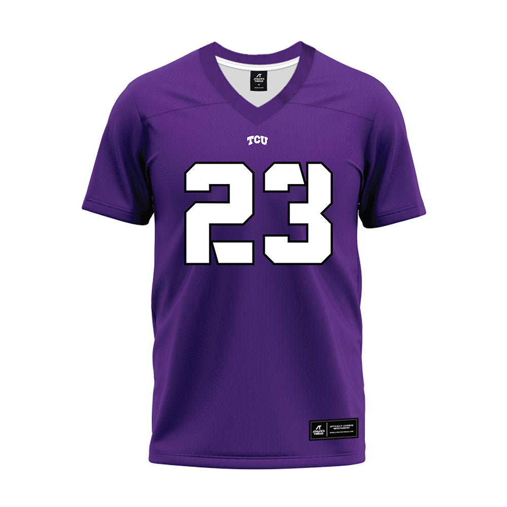 TCU - NCAA Football : Keylan Abrams - Purple Premium Football Jersey-0