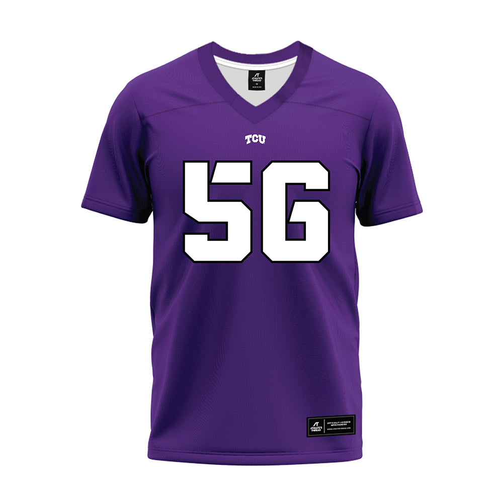 TCU - NCAA Football : Benjamin Taylor-Whitfield - Purple Premium Football Jersey-0