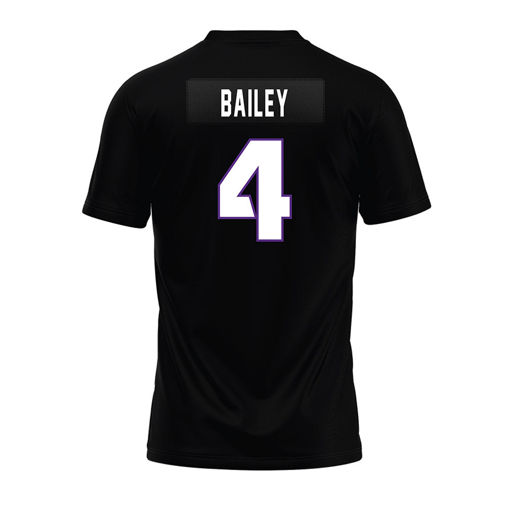 TCU - NCAA Football : Jordyn Bailey - Black Premium Football Jersey-1