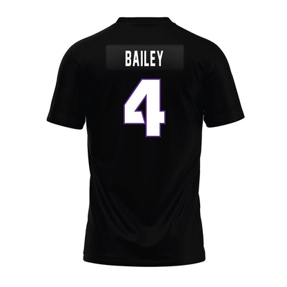 TCU - NCAA Football : Jordyn Bailey - Black Premium Football Jersey-1