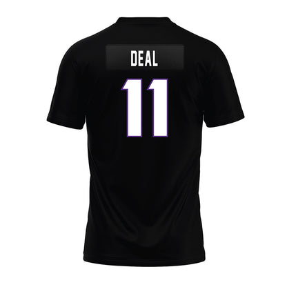 TCU - NCAA Football : Devean Deal - Black Premium Football Jersey-1