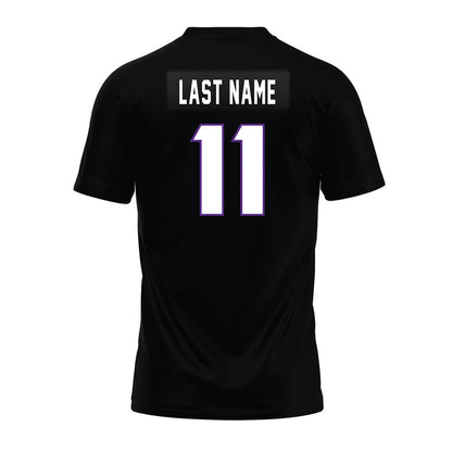 TCU - NCAA Football : Adam Schobel - Black Premium Football Jersey-1