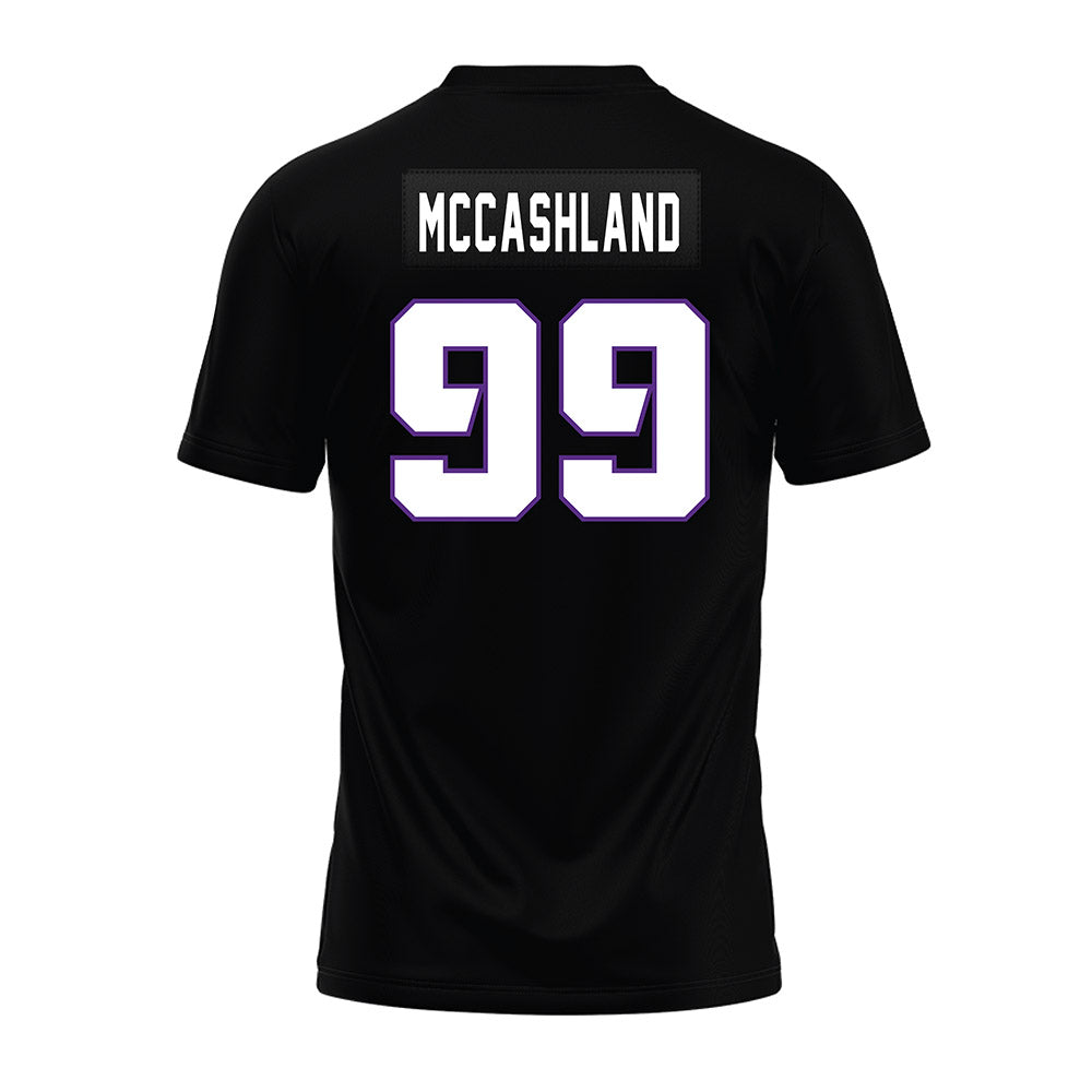 TCU - NCAA Football : Nate Mccashland - Black Premium Football Jersey-1