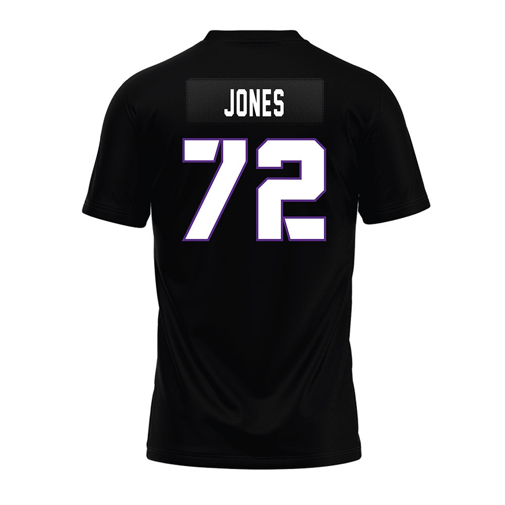 TCU - NCAA Football : Jackson Jones - Black Premium Football Jersey-1