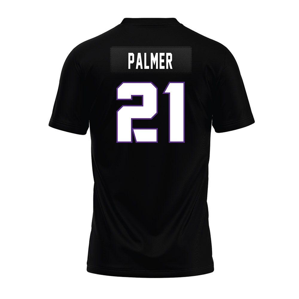 TCU - NCAA Football : Nate Palmer - Black Premium Football Jersey-1