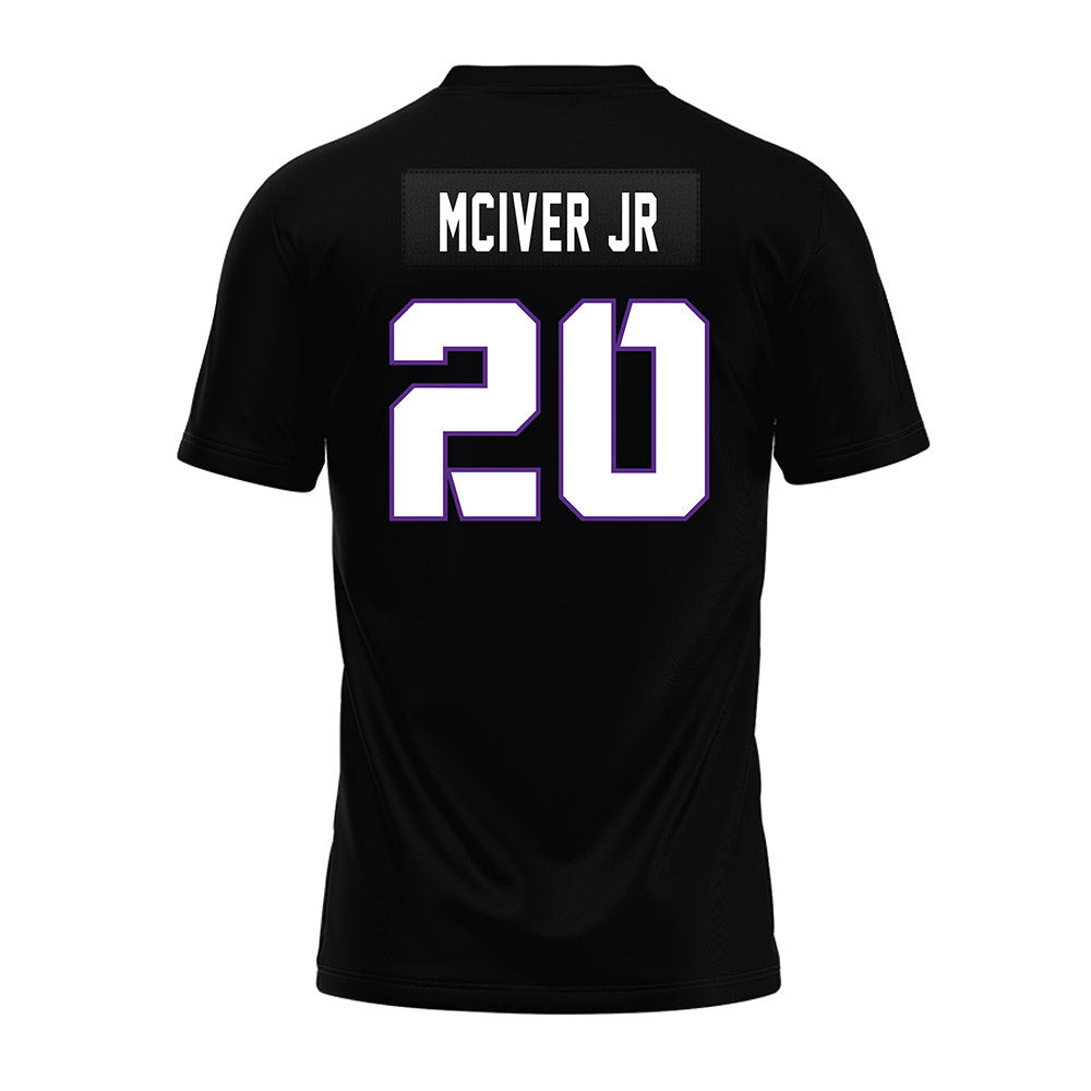 TCU - NCAA Football : Jevon McIver Jr - Black Premium Football Jersey-1