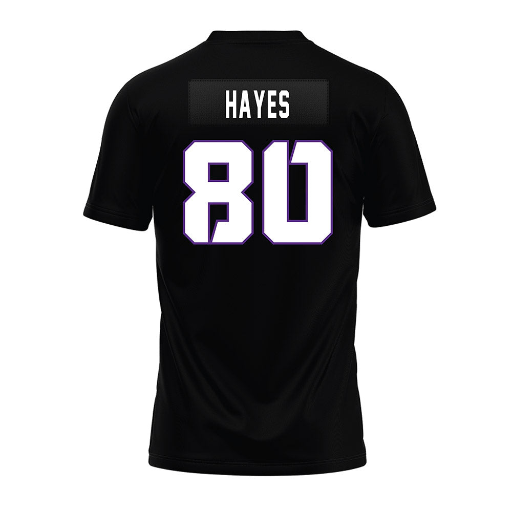 TCU - NCAA Football : Jacobe Hayes - Black Premium Football Jersey-1