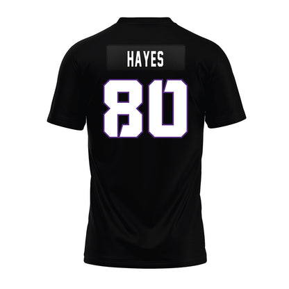 TCU - NCAA Football : Jacobe Hayes - Black Premium Football Jersey-1