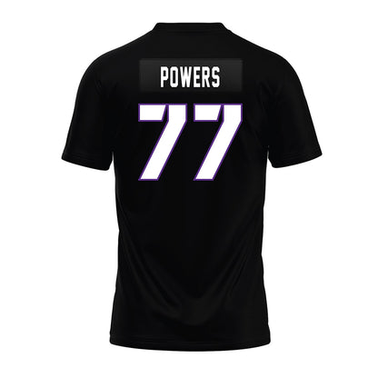 TCU - NCAA Football : Cooper Powers - Black Premium Football Jersey-1