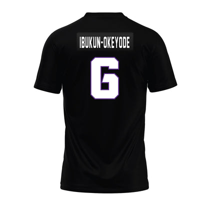 TCU - NCAA Football : Micheal Ibukun-Okeyode - Black Premium Football Jersey-1