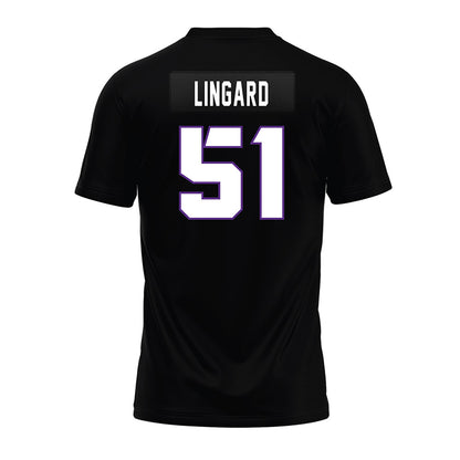 TCU - NCAA Football : Luke Lingard - Black Premium Football Jersey-1