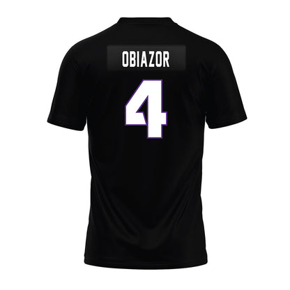 TCU - NCAA Football : Namdi Obiazor - Black Premium Football Jersey-1