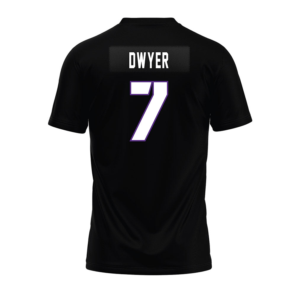 TCU - NCAA Football : Jordan Dwyer - Black Premium Football Jersey-1