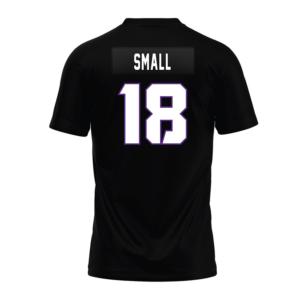 TCU - NCAA Football : Ed Small - Black Premium Football Jersey-1