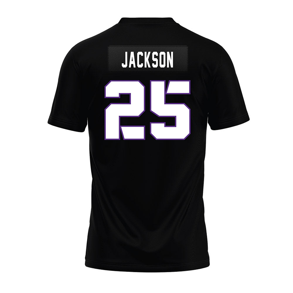 TCU - NCAA Football : Elijah Jackson - Black Premium Football Jersey-1