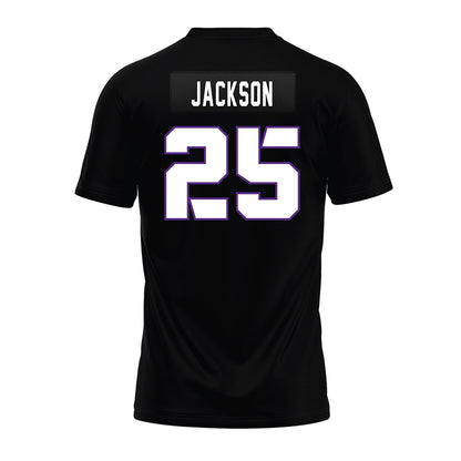 TCU - NCAA Football : Elijah Jackson - Black Premium Football Jersey-1