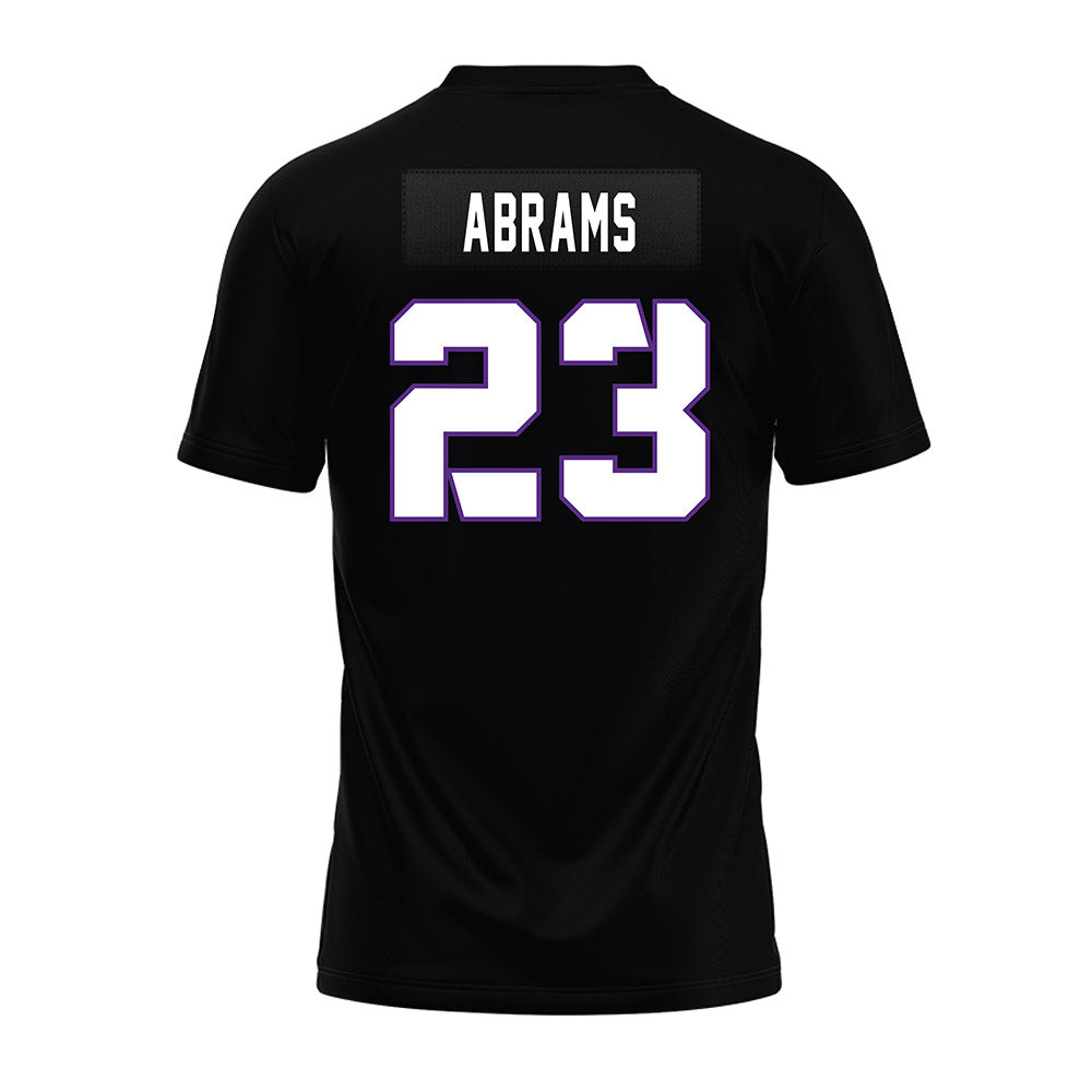 TCU - NCAA Football : Keylan Abrams - Black Premium Football Jersey-1