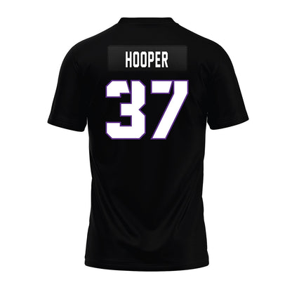 TCU - NCAA Football : Hudson Hooper - Black Premium Football Jersey-1