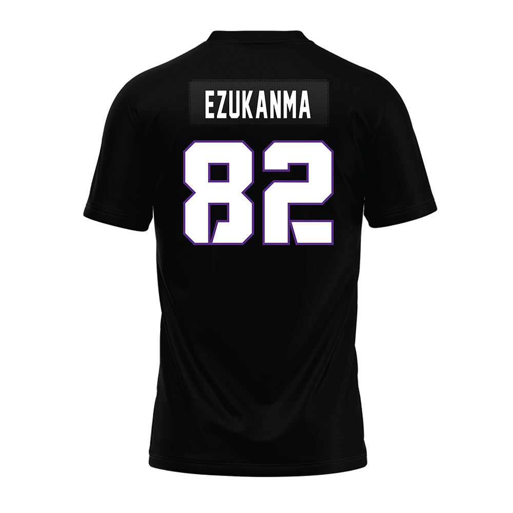 TCU - NCAA Football : Dozie Ezukanma - Black Premium Football Jersey-1