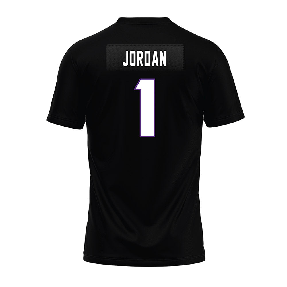TCU - NCAA Football : Austin Jordan - Black Premium Football Jersey-1