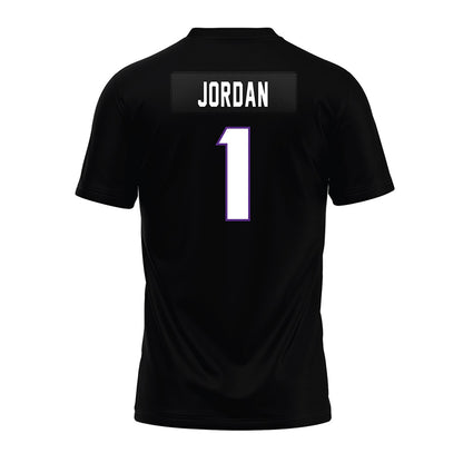 TCU - NCAA Football : Austin Jordan - Black Premium Football Jersey-1