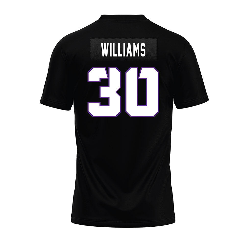 TCU - NCAA Football : Anthony Williams - Black Premium Football Jersey-1