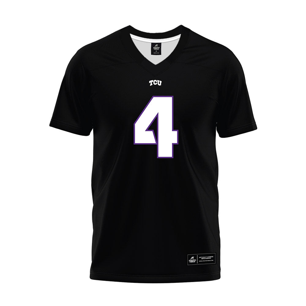 TCU - NCAA Football : Jordyn Bailey - Black Premium Football Jersey-0