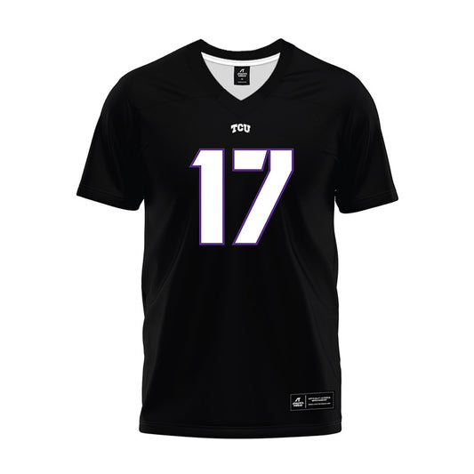 TCU - NCAA Football : DeVondre McGee - Black Premium Football Jersey-0