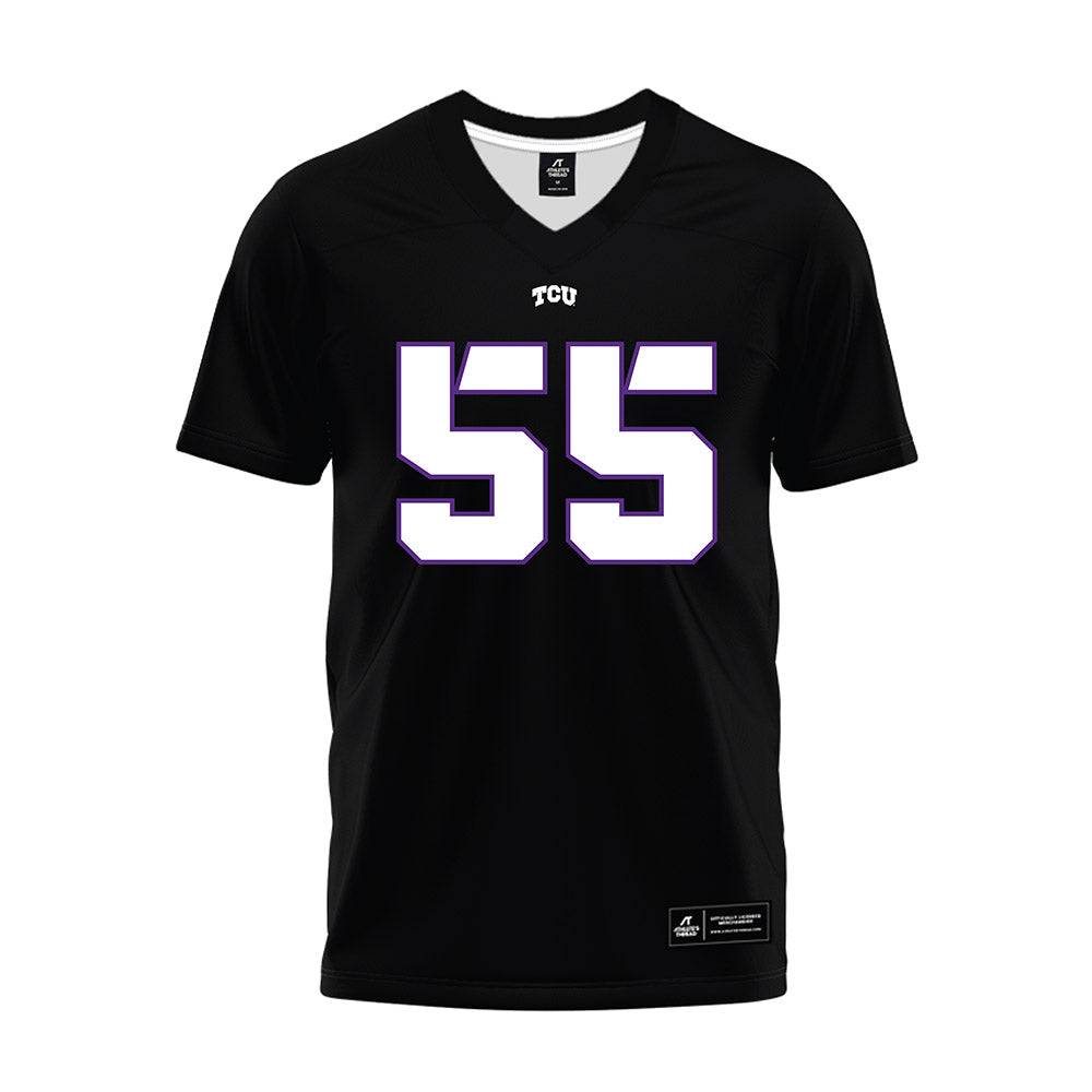 TCU - NCAA Football : Lawson Watkins - Black Premium Football Jersey-0