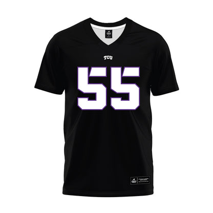 TCU - NCAA Football : Lawson Watkins - Black Premium Football Jersey-0