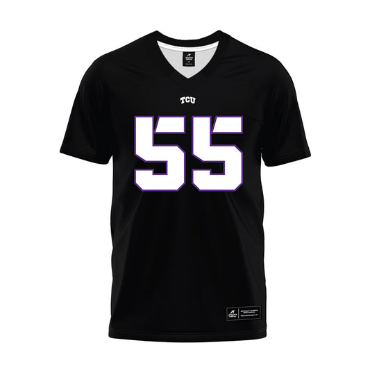 TCU - NCAA Football : Lawson Watkins - Black Premium Football Jersey-0