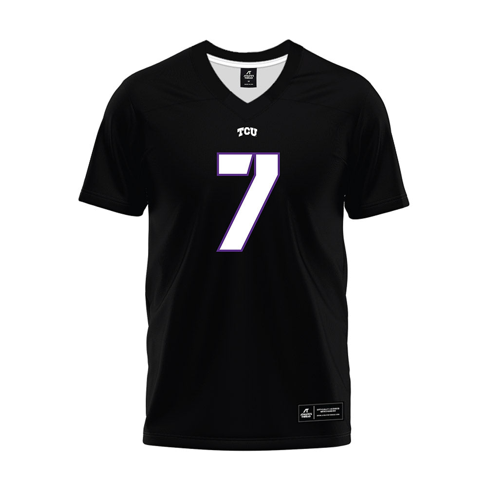TCU - NCAA Football : Jordan Dwyer - Black Premium Football Jersey-0